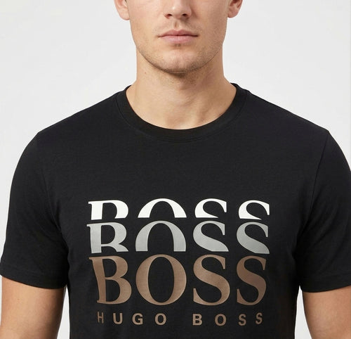 BOSS T-shirt in cotton with logo print